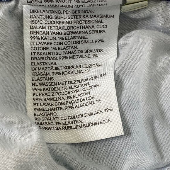 H & M Divided Women's size 0 Mom High Waist Tapered Distressed Blue Denim Jeans - Picture 11 of 12